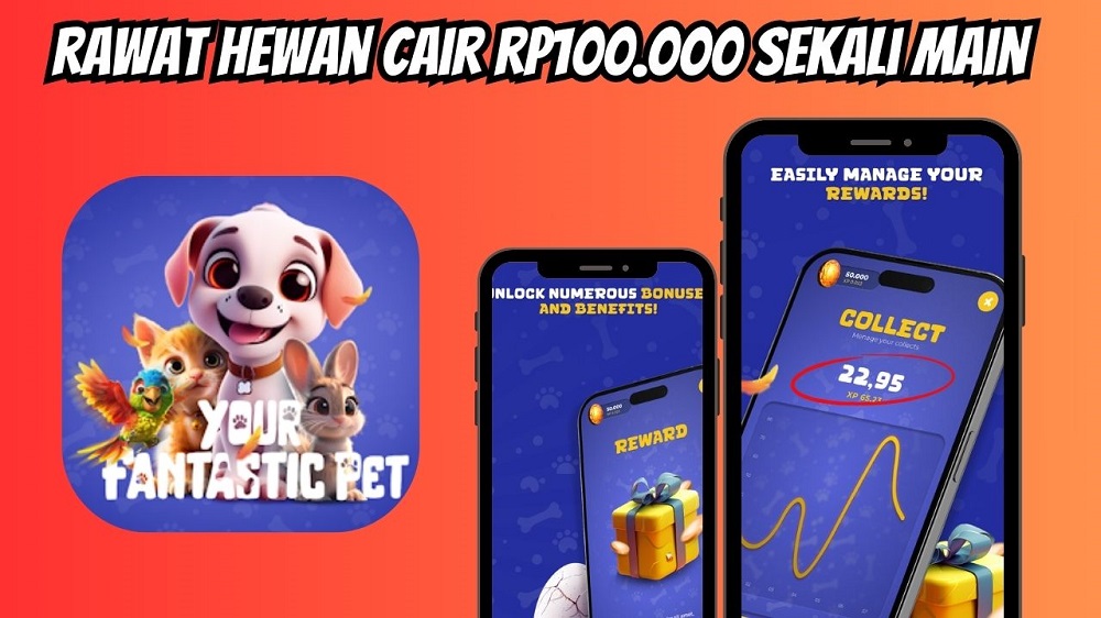 Rawat Hewan Peliharaan Virtual Cair Ratusan Ribu Rupiah! Game Penghasil Saldo Dana Gratis Tanpa Undang Teman
