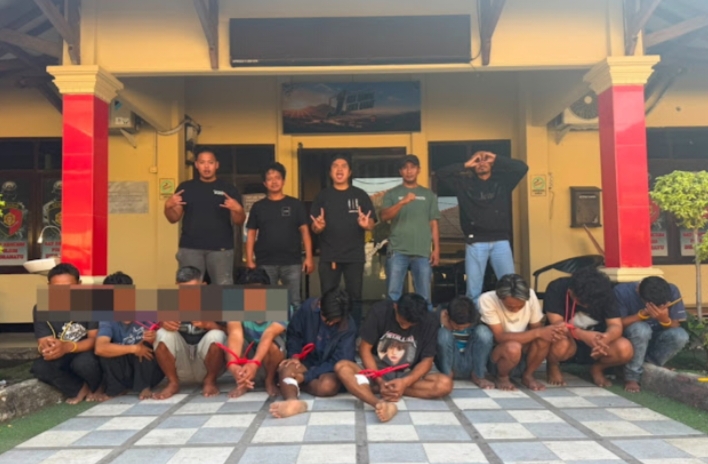 10 Pelaku Spesialis Bobol Rumah Lintas Kabupaten Berhasil Diringkus Polisi
