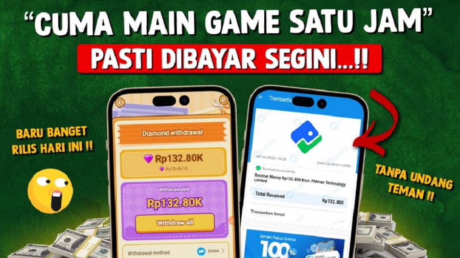 Baru Main Sejam Dapat Withdraw Rp132.000 Saldo DANA dari Aplikasi Penghasil Uang 2025