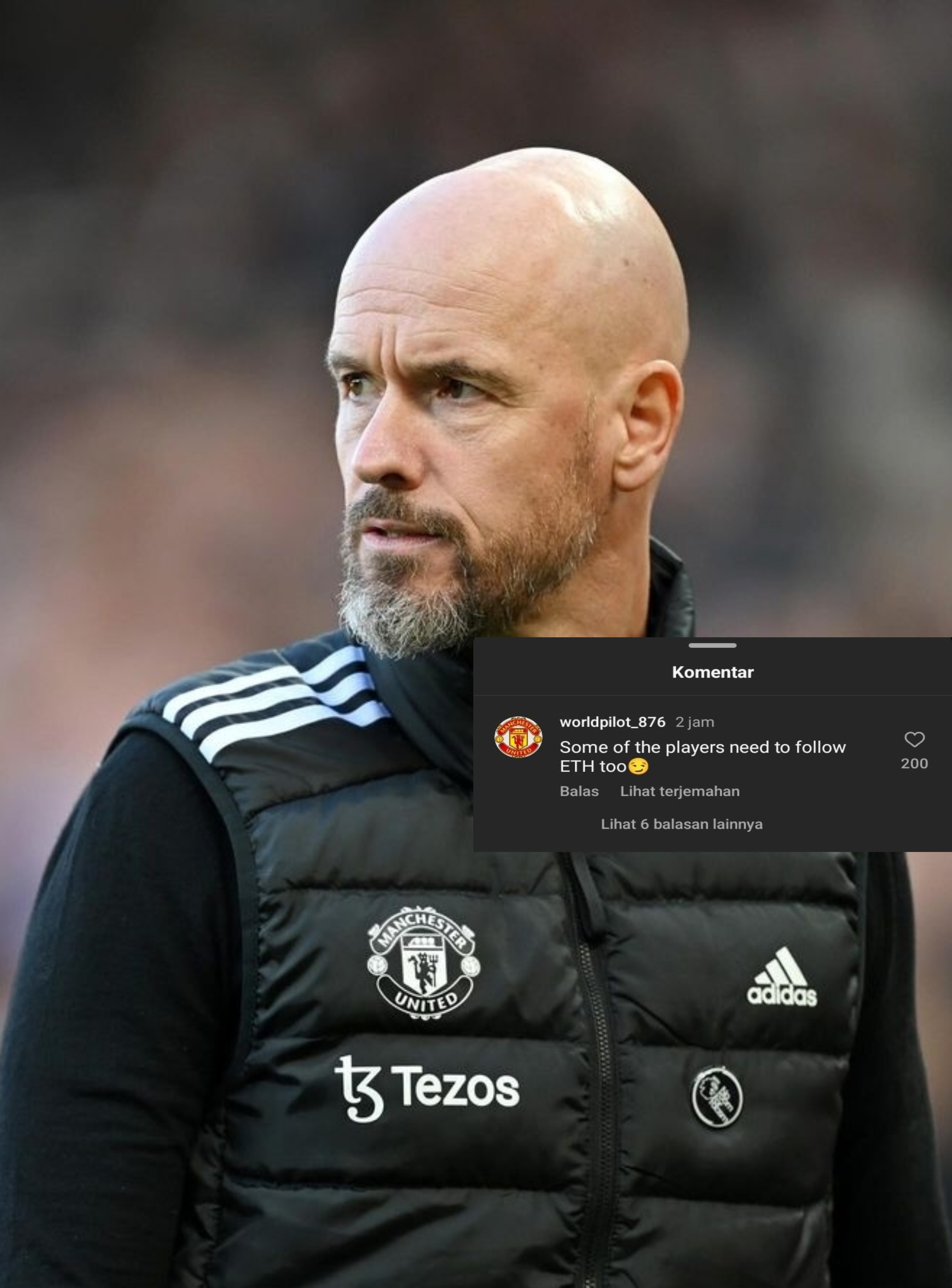 Erik Ten Hag Hengkang Dari Manchester United, Netizen; Beberapa Pemain MU Harus Mengikuti Erik Ten Hag!