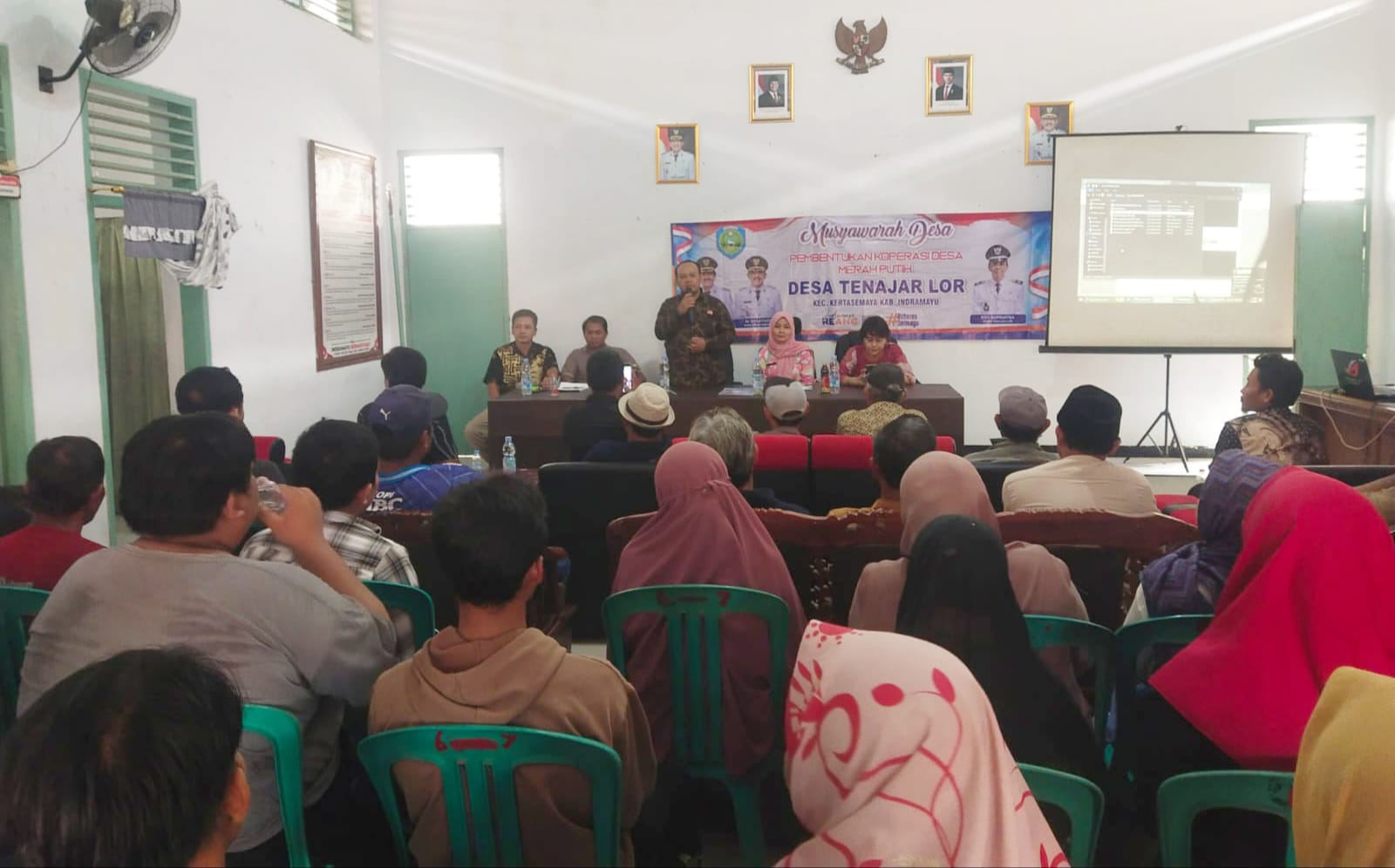 Pemdes Tenajar Lor Terapkan Demokrasi dalam Pemilihan Pengurus Kopdes Merah Putih