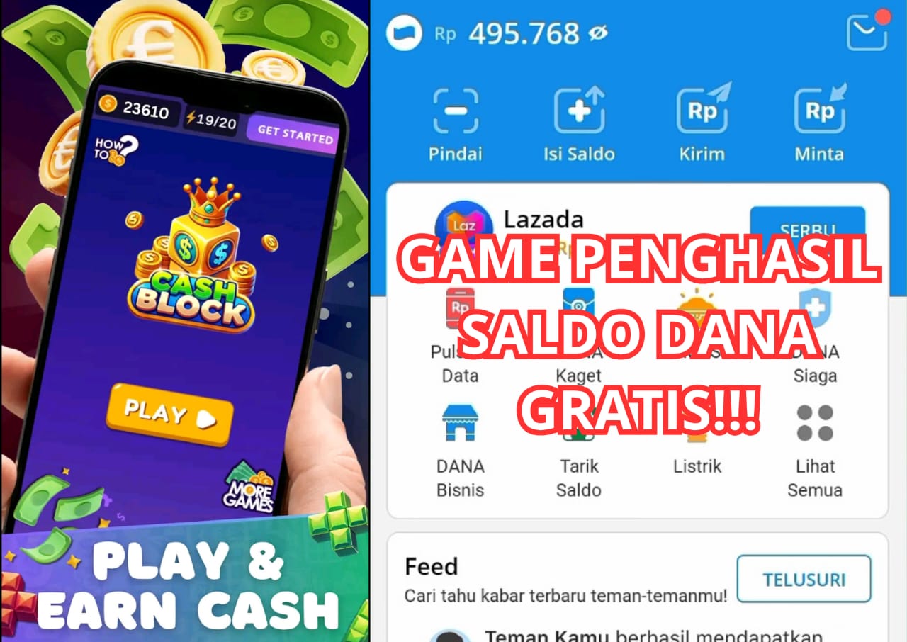 Klaim Saldo Dana Gratis Sebesar Rp210.000 dari Game Penghasil Uang 2025, Hanya Modal Rebahan!