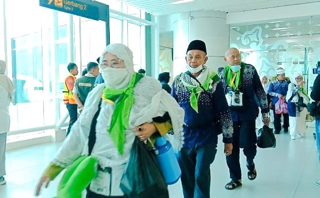 Alhamdulillah Kloter Pertama Haji dari Subang Tiba di Kertajati