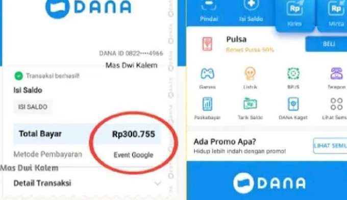 Maret 2025 Dari Google Saldo Gratis Rp300 ribu Masuk ke DANA, Selamat! Perhatikan 9 langkah ini Agar Cuan