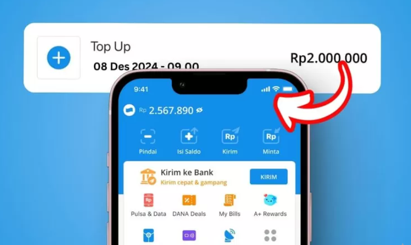 Selamat! Tiba-tiba Nomor Anda Ditransfer Uang Gratis dari DANA Kaget Sebesar Rp655.000, Simak Cara Klaimnya!