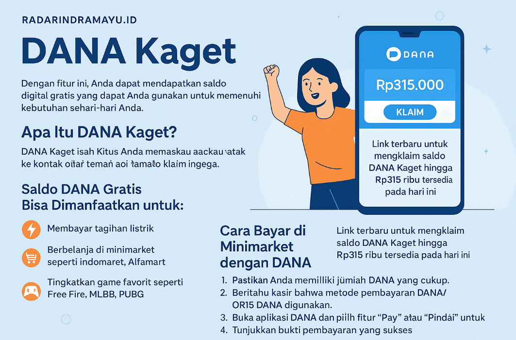 Klaim Sekarang! Saldo DANA Kaget Nominal Rp315.000 Masuk Ke Akun DANA Kamu Sekarang Juga? Buruan Ambil!