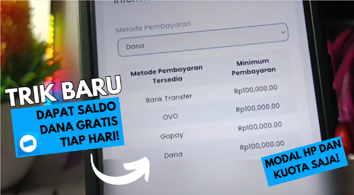 Baru Daftar Langsung Dapat Rp30.000! Cara Termudah Dapatkan Saldo Dana Gratis Bermodalkan HP dan Internet