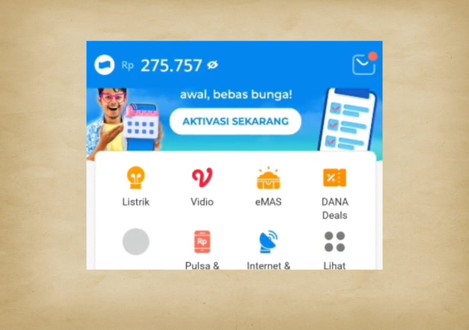 Pinjam Rp200 Ribu Bisa Lewat DANA Cicil Resmi OJK! Begini Cara Biar Fiturnya Muncul!