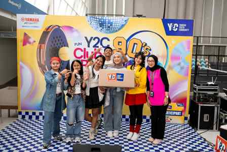 Yamaha Youth Community Bandung Bikin Healing Ala 90’s, Sporty, Seru, dan Penuh Ekspresi
