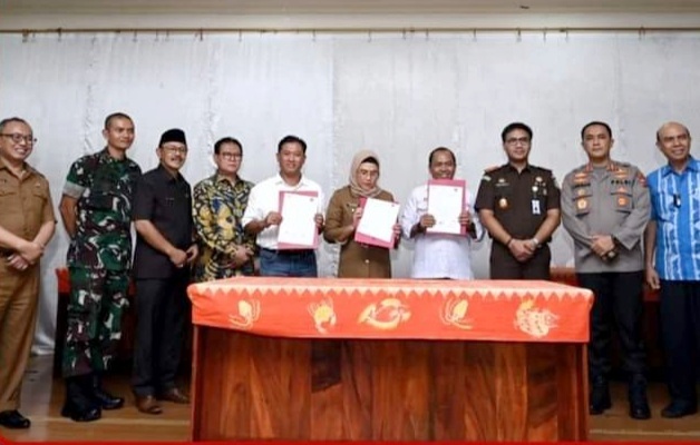 Teken MoU,  Pemkab Indramayu Dukung Pengembangan Kedelai Nasional