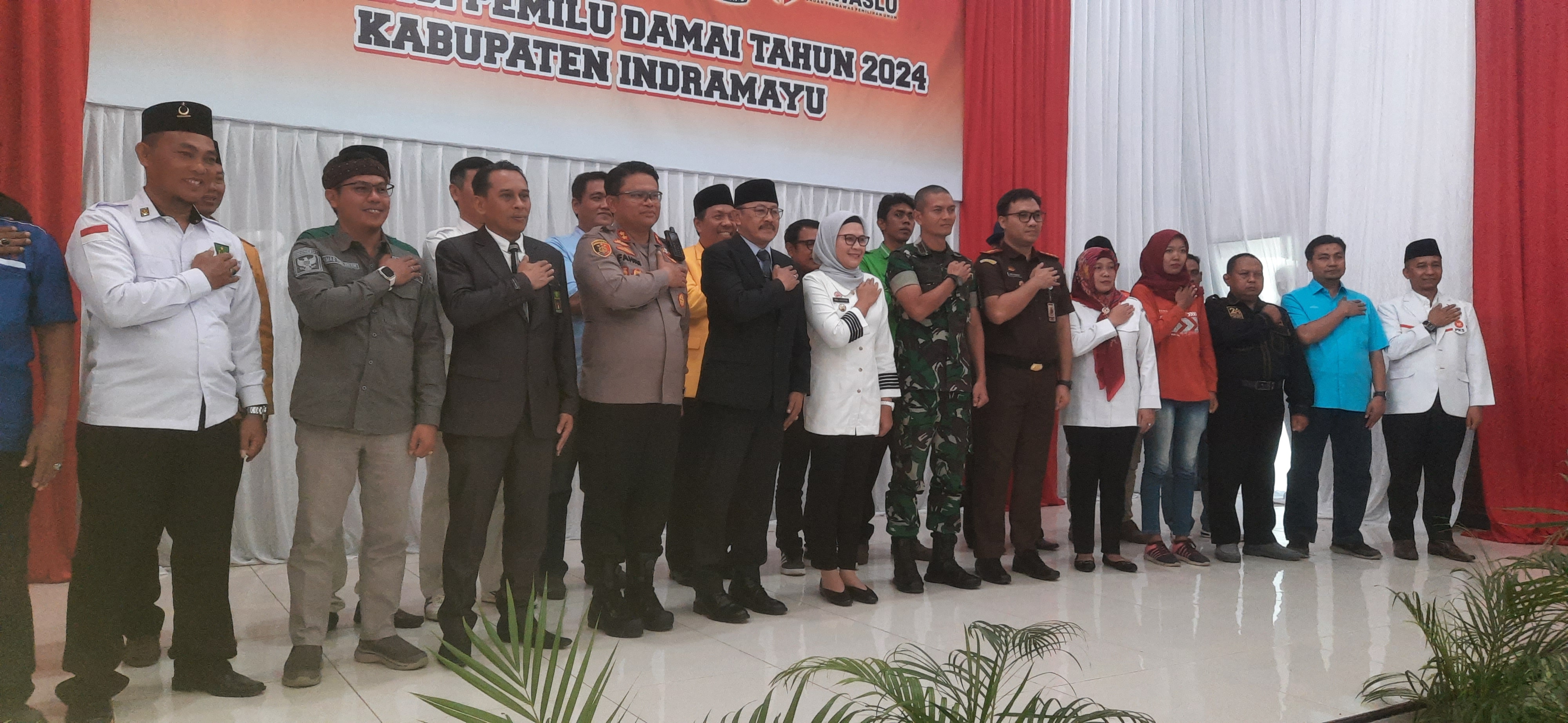 Partai Politik Deklarasikan Pemilu Damai  