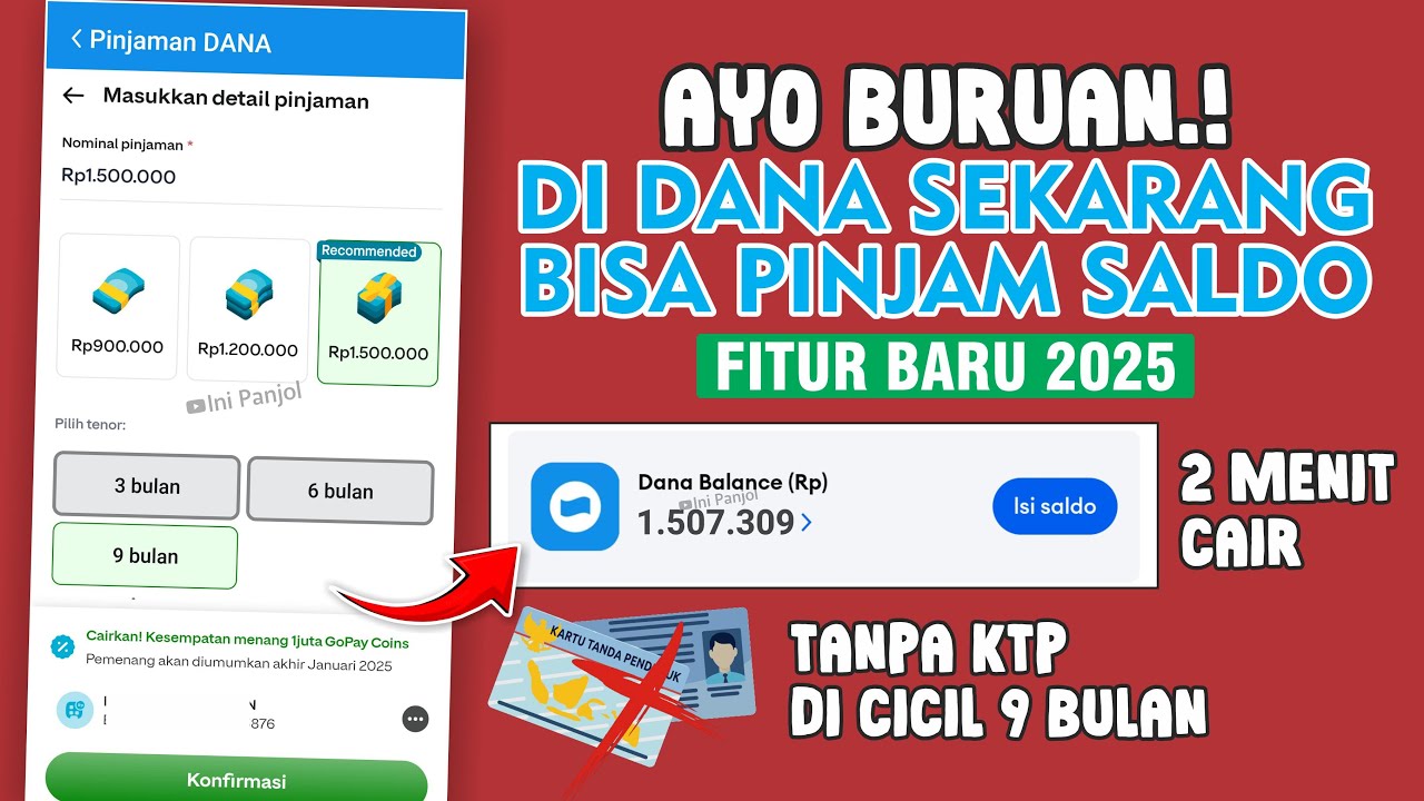 Pinjaman Saldo Dana 2 Juta Langsung Cair, Ini 4 Langkah Aktifkan Dana Cicil Langsung di Aplikasi Dana