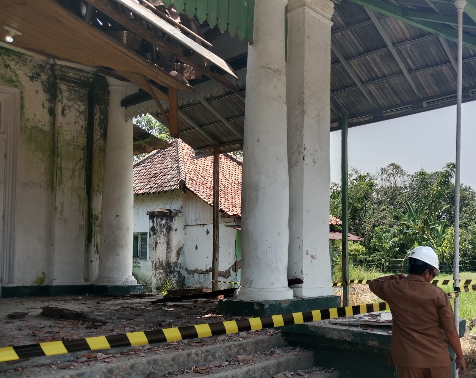 Plafon Cagar Budaya Gedung Duwur Ambruk, TACB Berharap Adanya Revitalisasi