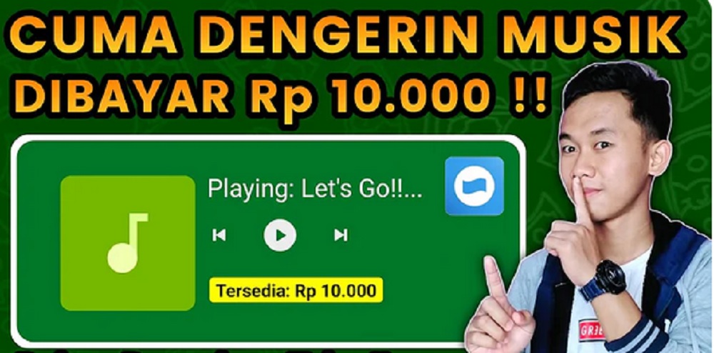 Dengarkan Musik Favorit Dibayar Rp100 Ribu Saldo DANA Gratis, Cuma Butuh 15 Detik Saja!