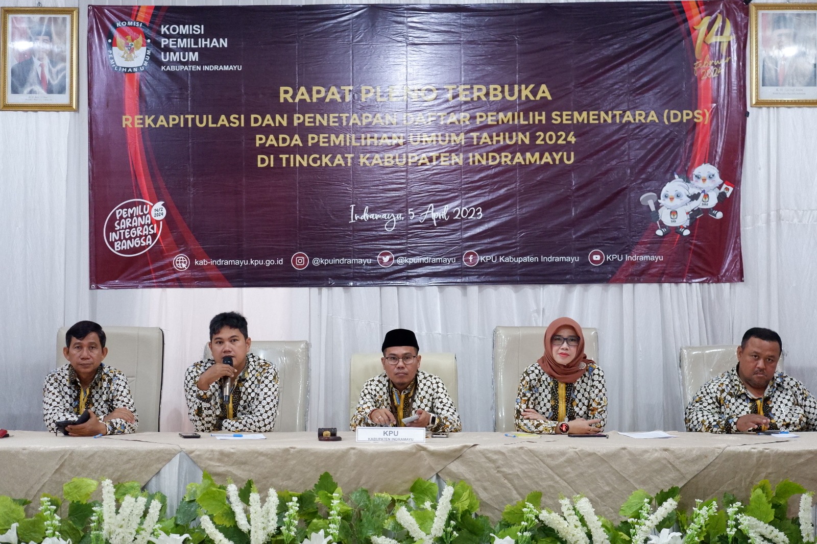 KPU Indramayu Tetapkan Daftar Pemilih Sementara untuk Pemilu Tahun 2024 