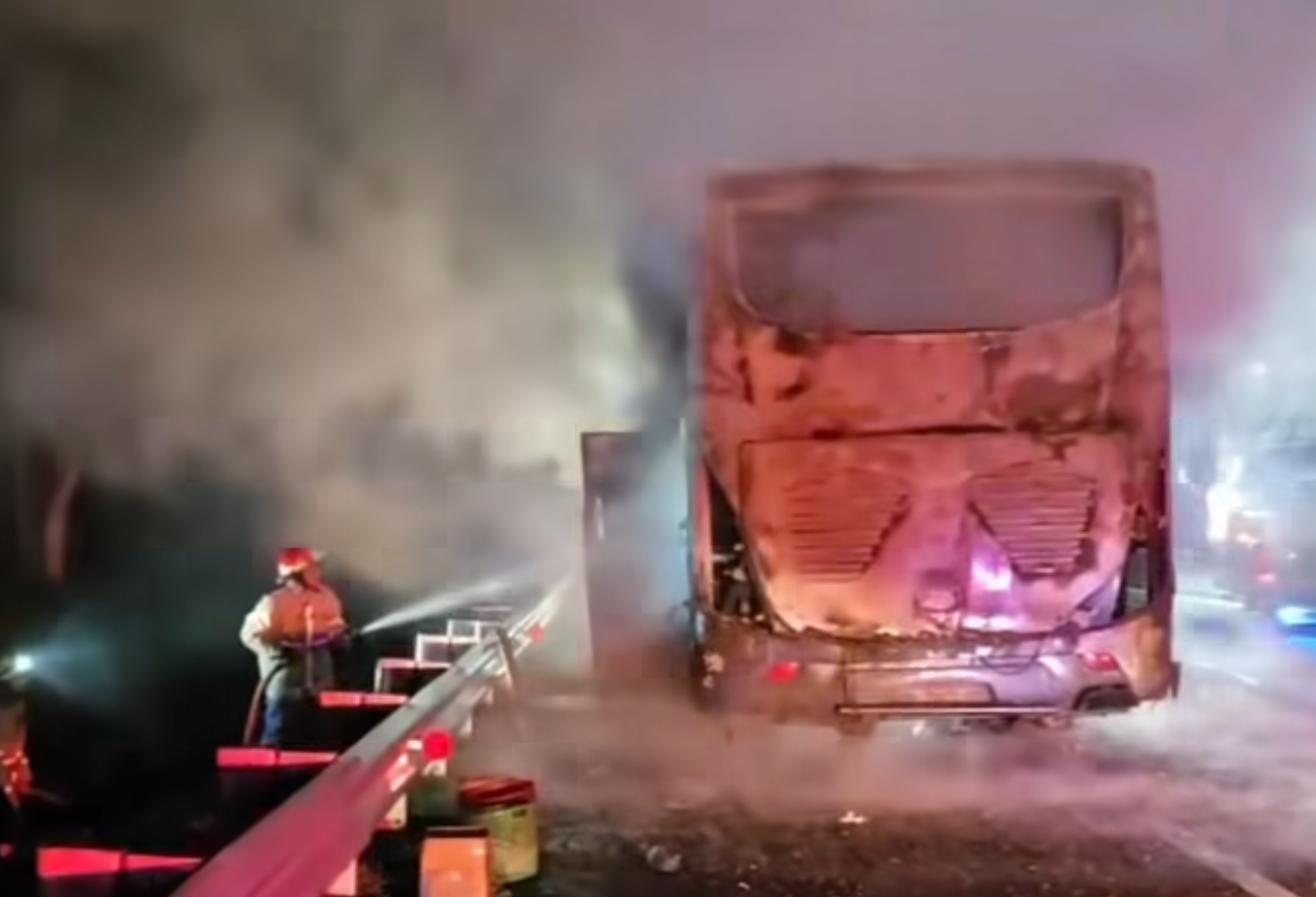 Bus Kebakaran di Tol Cipali, Diduga Korsleting dari AC