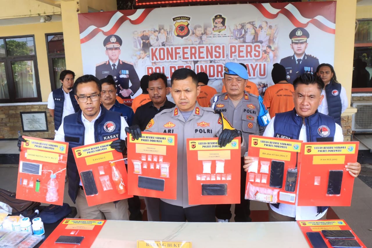 Belasan Ribu OKT Berhasil Disita Satres Narkoba Polres Indramayu selama Oktober