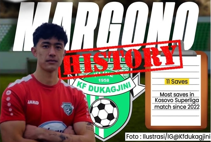 Cyrus Margono Cetak Rekor! 11 Serangan Tajam Mampu Diamankan di Debutnya Liga Super Kosovo 