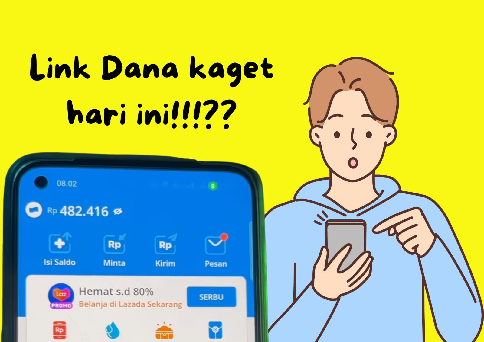 Link Dana Kaget Hari Ini! Saldo Gratis Rp389.000 Ribu Langsung Masuk ke Akun Kamu!