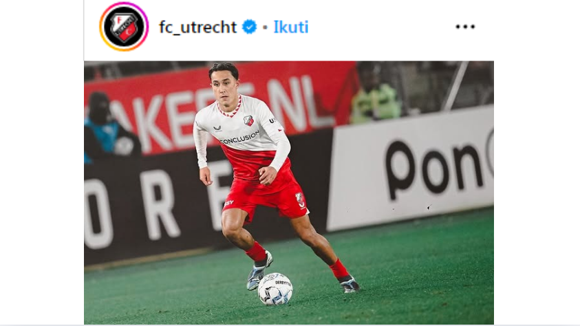 Cek Statistik Calon Gelandang Timnas Indonesia, Debut Manis Miliano Jonathans di FC Utrecht Vs AZ Alkmaar