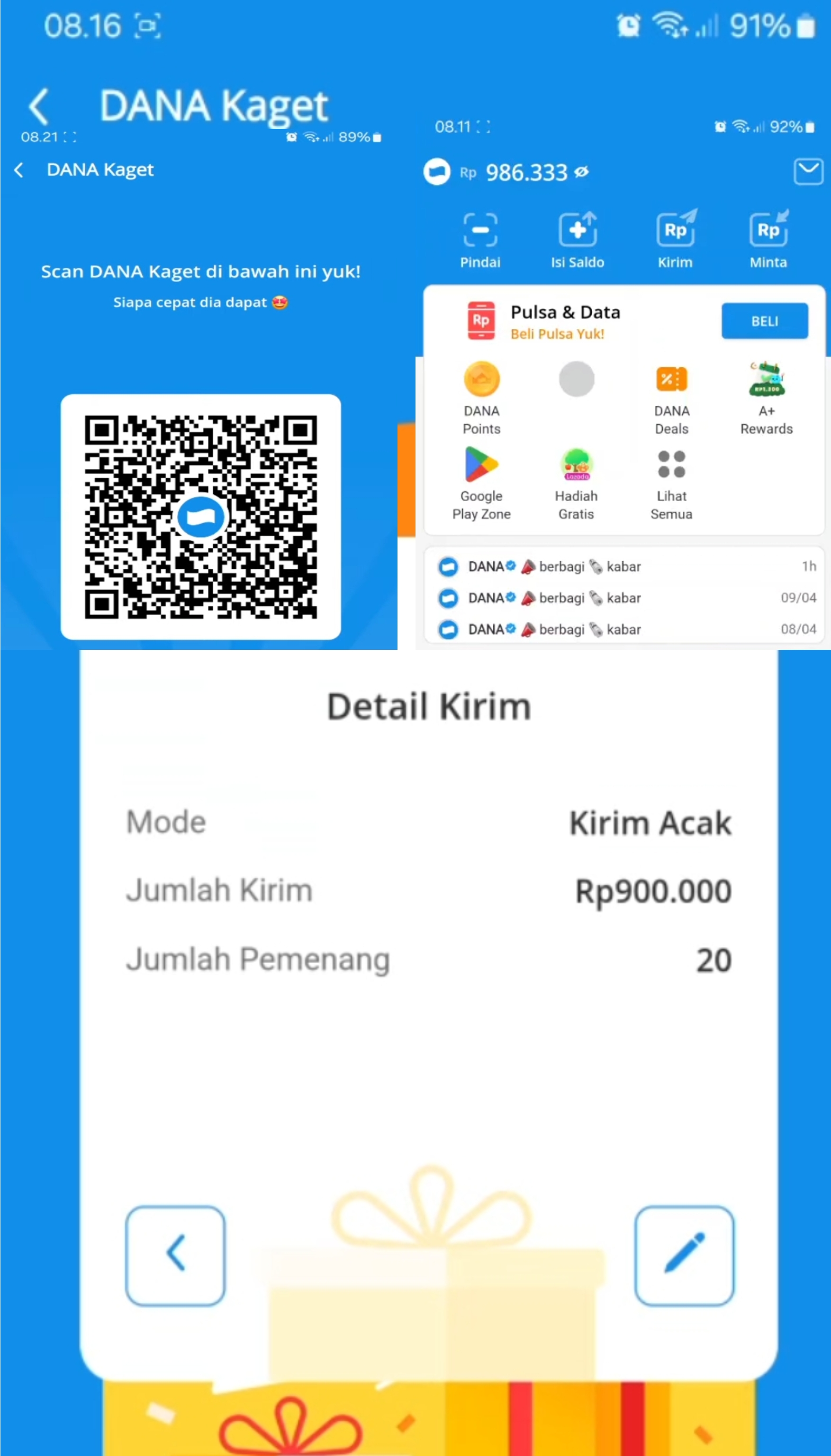 DANA Kaget Hari ini Spesial di Bulan April 2025 Rp986.333, Segera Tukar & Dapatkan! Saldo Dana Gratis Terbatas