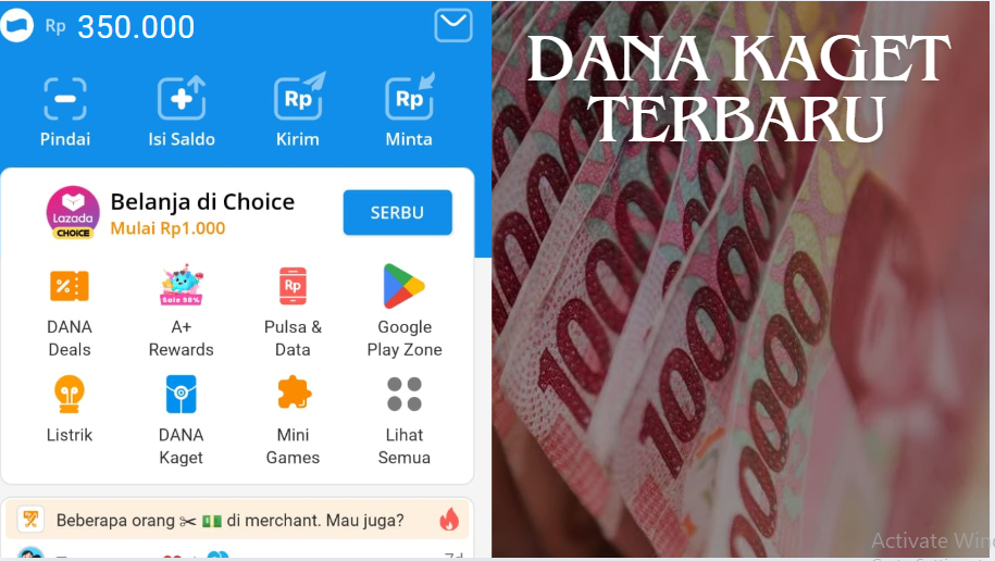 Buruan Klik dan Klaim Rp350.000 Sebelum Kehabisan, Uang Gratis dari Saldo DANA Kaget Cuma Berlaku 24 Jam