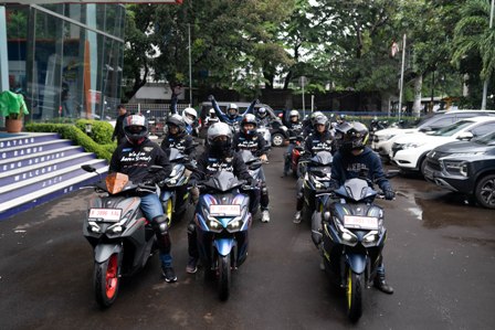 Bikers Aerox Tumpah Ruah, Nikmati Vibes We Are Aerox Society di Jakarta