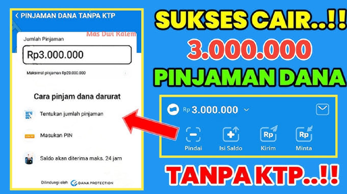 Butuh Uang Cepat? Pinjam Aja di Aplikasi DANA, Begini Cara Pinjam Uang di DANA Lewat DANA Cicil