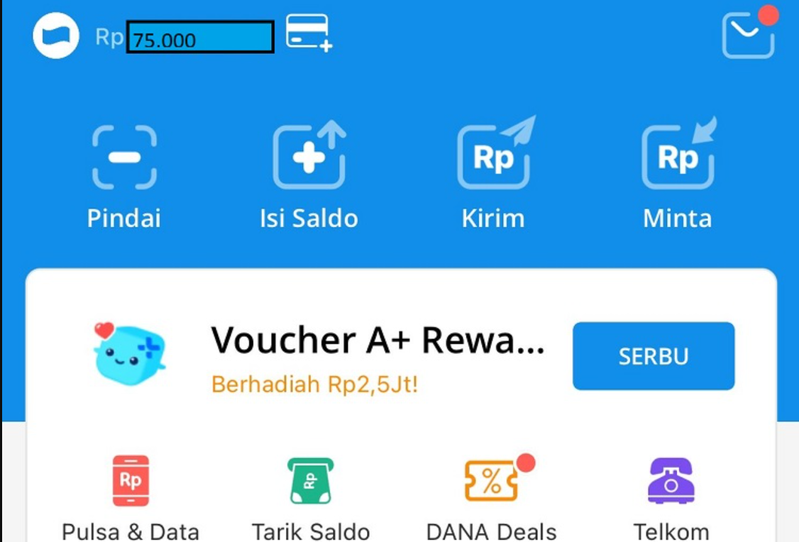 Tanpa Embel-embel Undang Teman Rp 75.000 Masuk Dompet Digital, Cara Mendapatkan Saldo DANA Gratis Segera