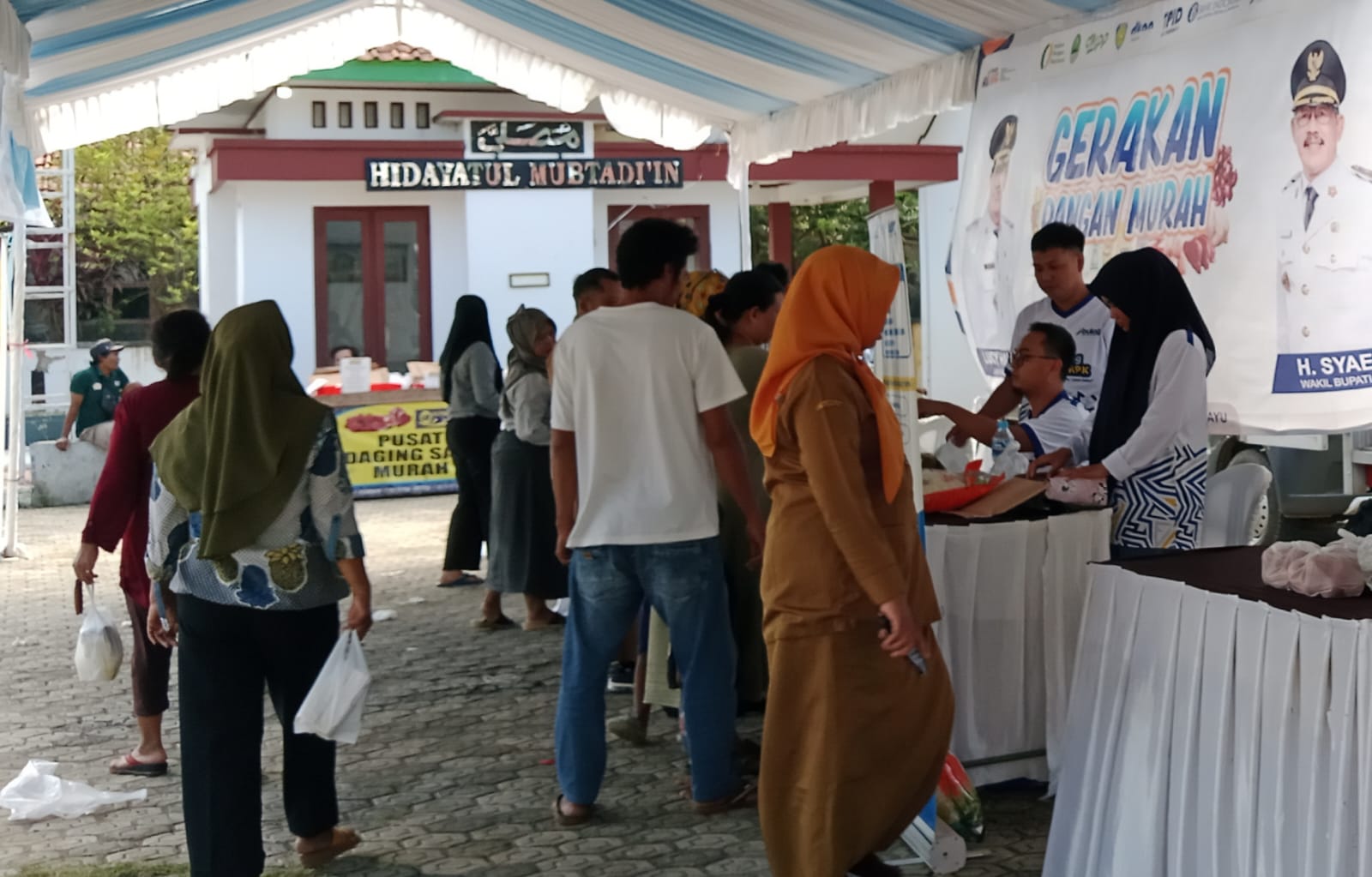 Warga Kecamatan Bangodua Serbu Lokasi GPM