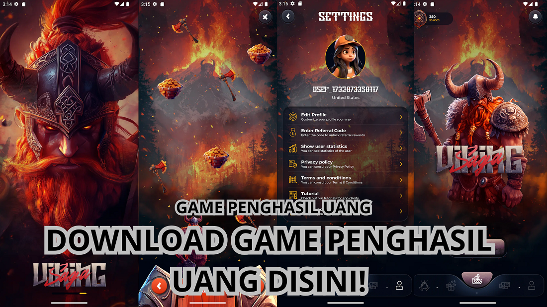 Link Download Viking Saga Aplikasi Penghasil Uang Viral Terbaru 2025, Modal Rebahan Bisa Hasilkan Rp1.000.000!