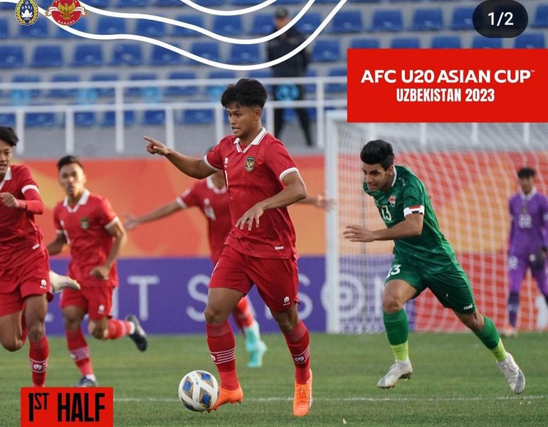 Tampil Kurang Maksimal, Timnas Indonesia U-20 Dikalahakan Irak U-20