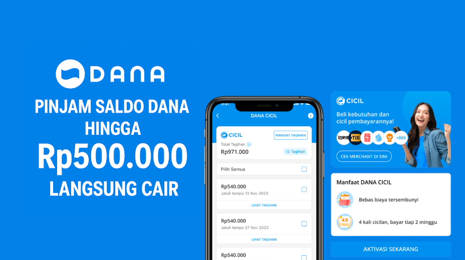 Cara Mudah Pinjam Saldo DANA Hingga Rp500.000, Langsung Cair Tanpa Perlu Syarat Ribet!