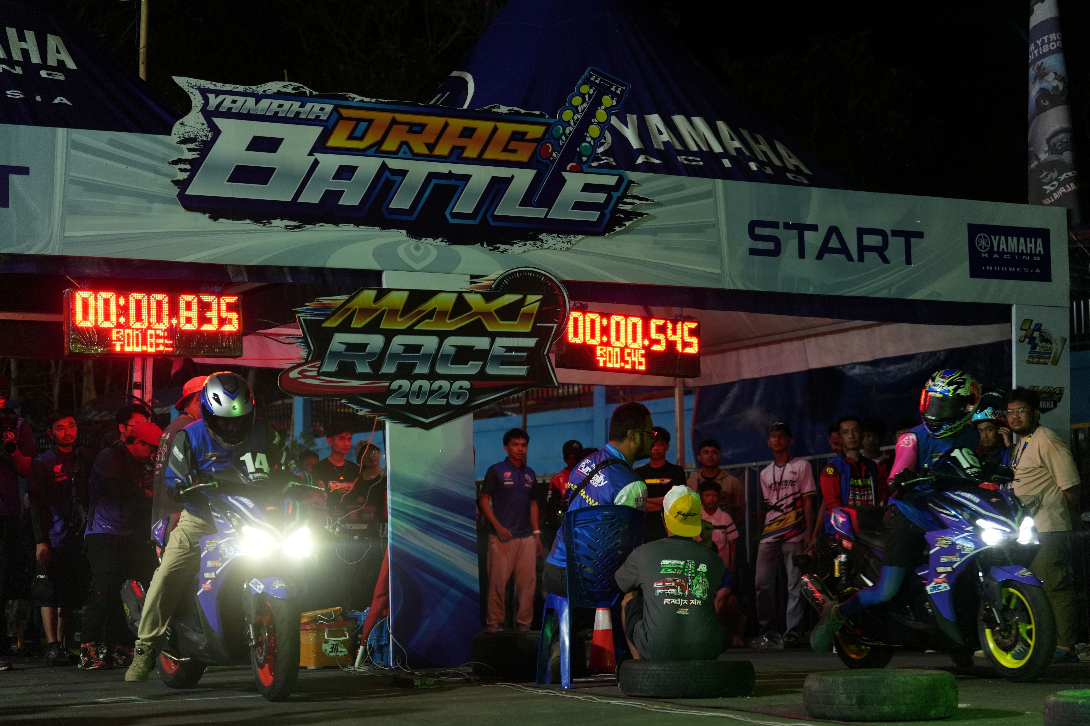 Perdana Geber Lintasan Yamaha Cup Race, MAXi Race Guncang Sidrap !