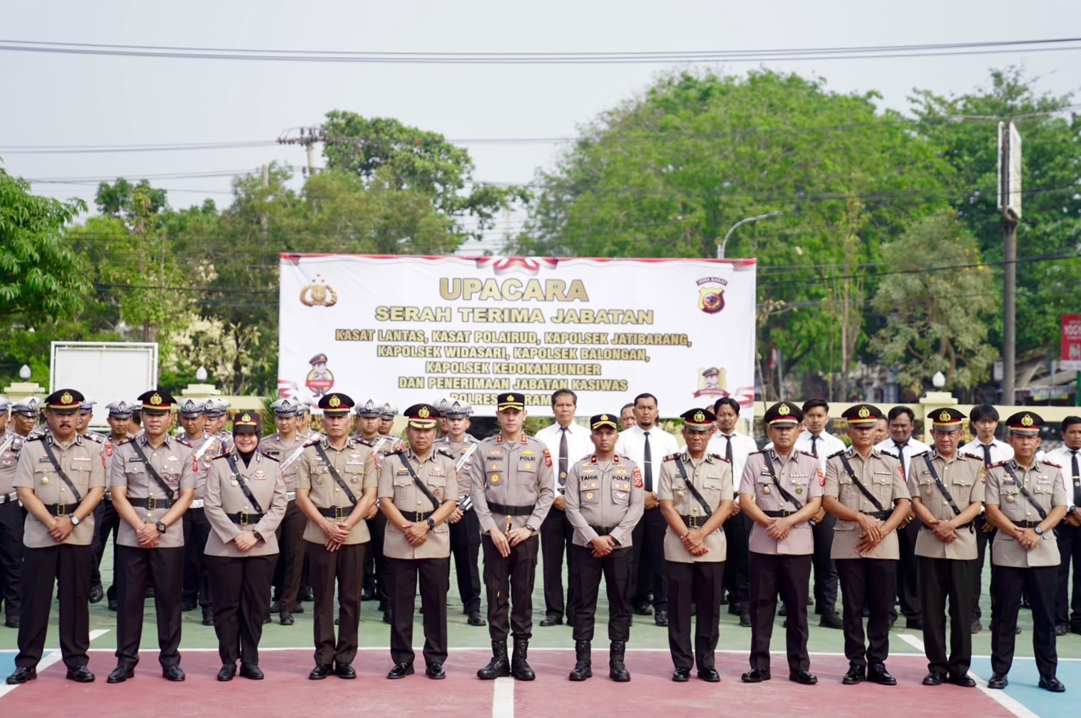 Polres Indramayu Rotasi Sejumlah PJU dan Kapolsek, Putri Risma Jabat Kasat Lantas