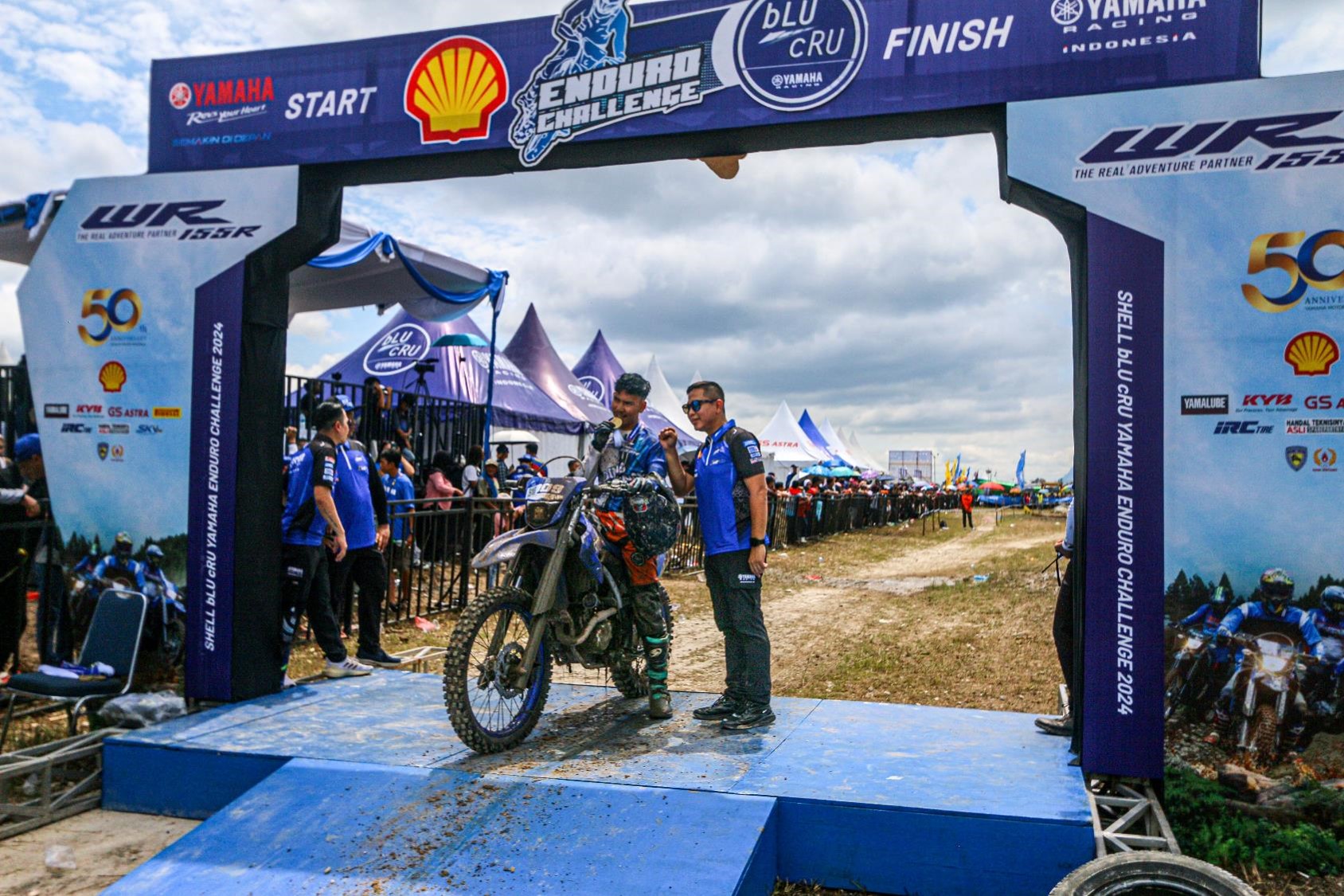 Perdana Hadir di Jawa Tengah, Shell bLU cRU Yamaha Enduro Challenge Digelar di Salatiga