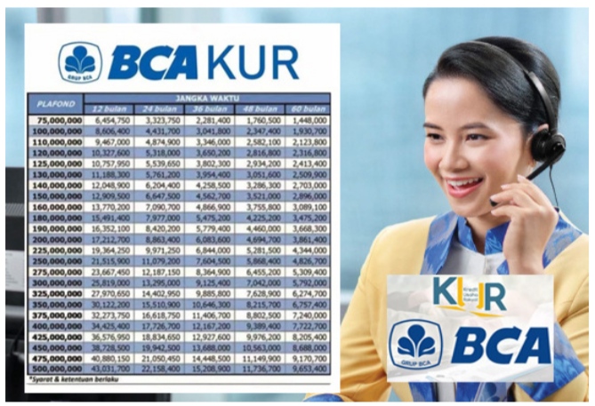 Rincian Tabel Angsuran Pinjaman 100 Juta, Cicilan Ringan, Cek Cara Pengajuan KUR BCA Online