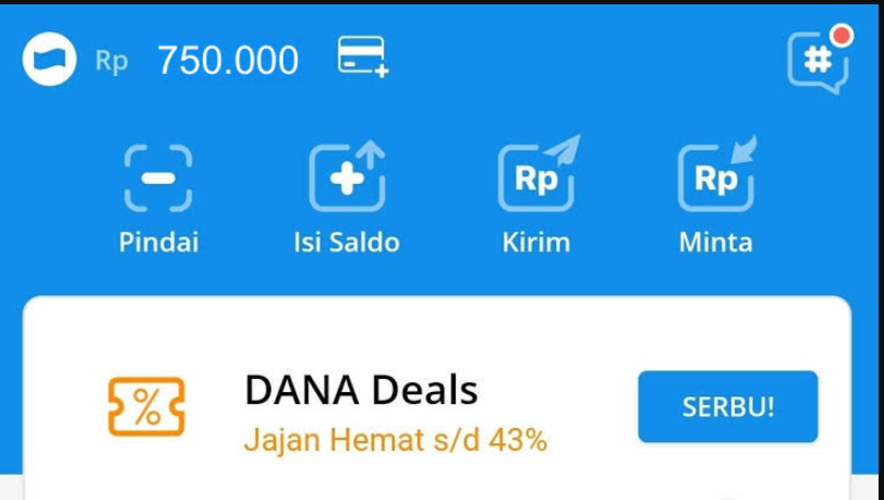 Selamat! Nomor Hp Anda Dipilih untuk Bisa Klaim Saldo DANA Gratis Langsung Masuk ke E-Wallet Senilai Rp750.000