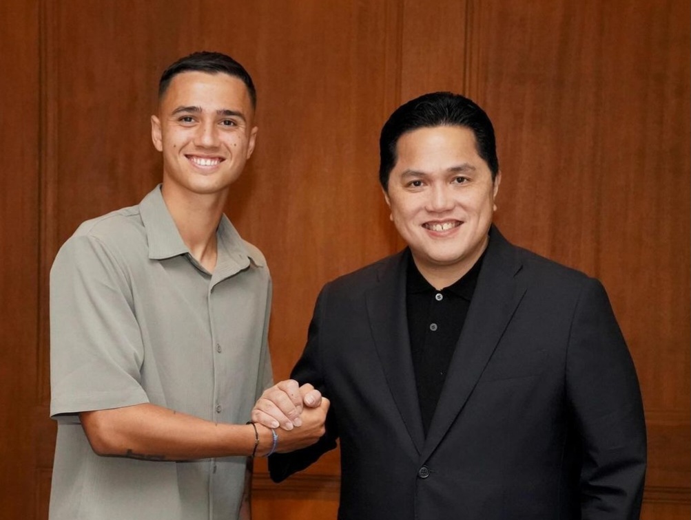 Bertemu Erick Thohir, Eliano Reijnders Adik Bintang Timnas Belanda dan AC Milan Bakal Dinaturalisasi Indonesia