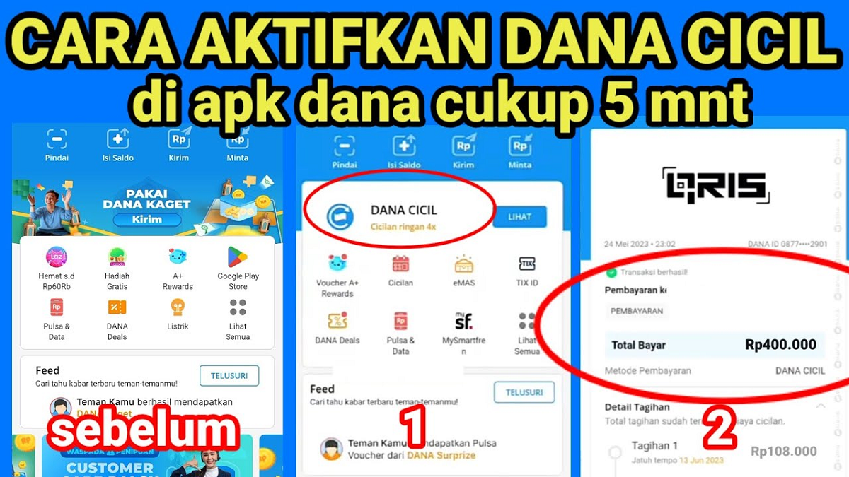 Cara Aktivasi Dana Cicil & PayLater DANA Tanpa KTP, Bisa Dapat Limit Besar!