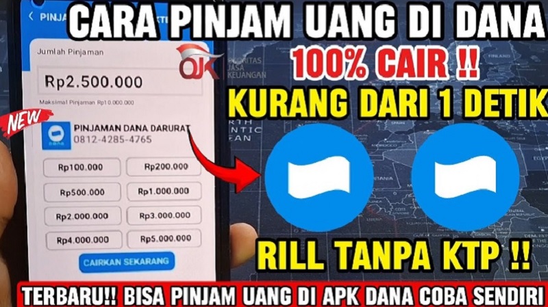 Terbaru! Ini Cara Pinjam Saldo Dana Darurat Hingga 2,5 Juta Rupiah dengan Menggunakan Dana Cicil