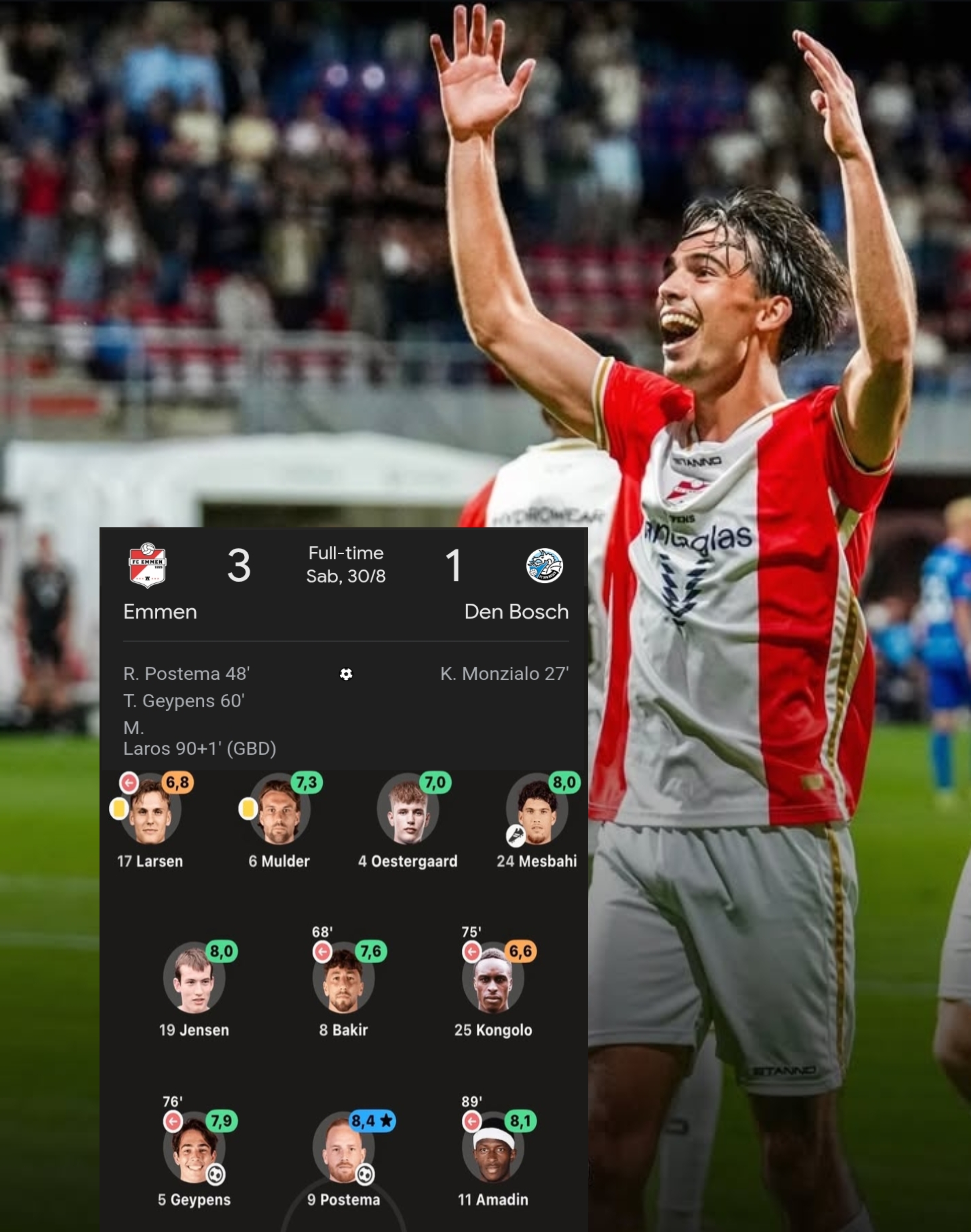 Tim Geypsens Obrak-Abrik FC Don Bosch! Unggul 3-1 Cetak Gol Perdana dan Menjadi Man Of The Match