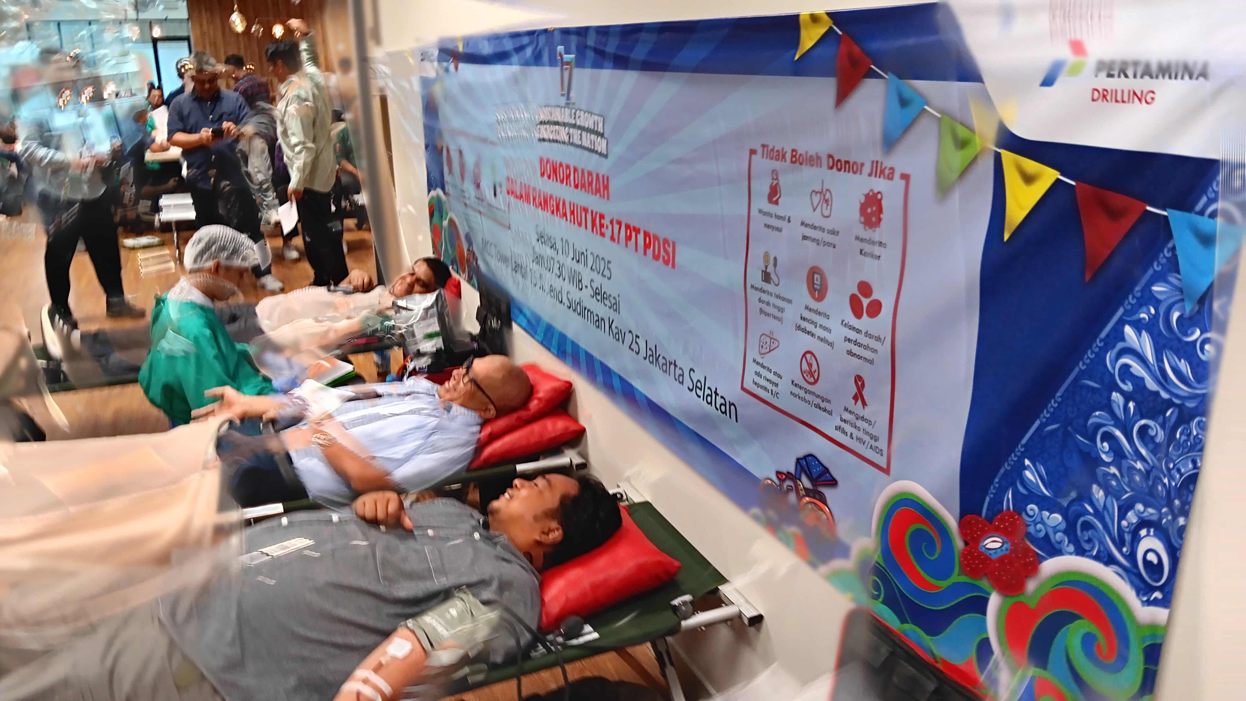 HUT ke-17 Pertamina Drilling Gelar Aksi Donor Darah