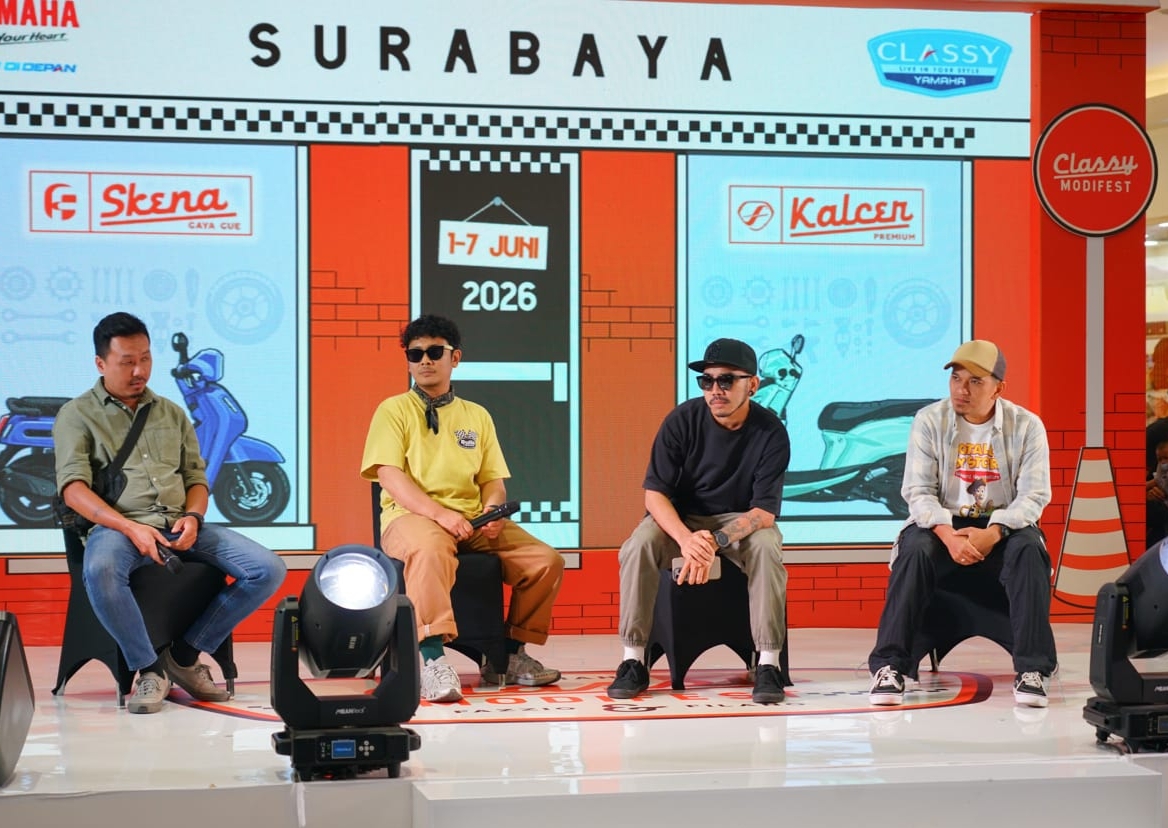 Antusiasme Tinggi Warnai Debut Yamaha CLASSY Modifest 2026 di Surabaya