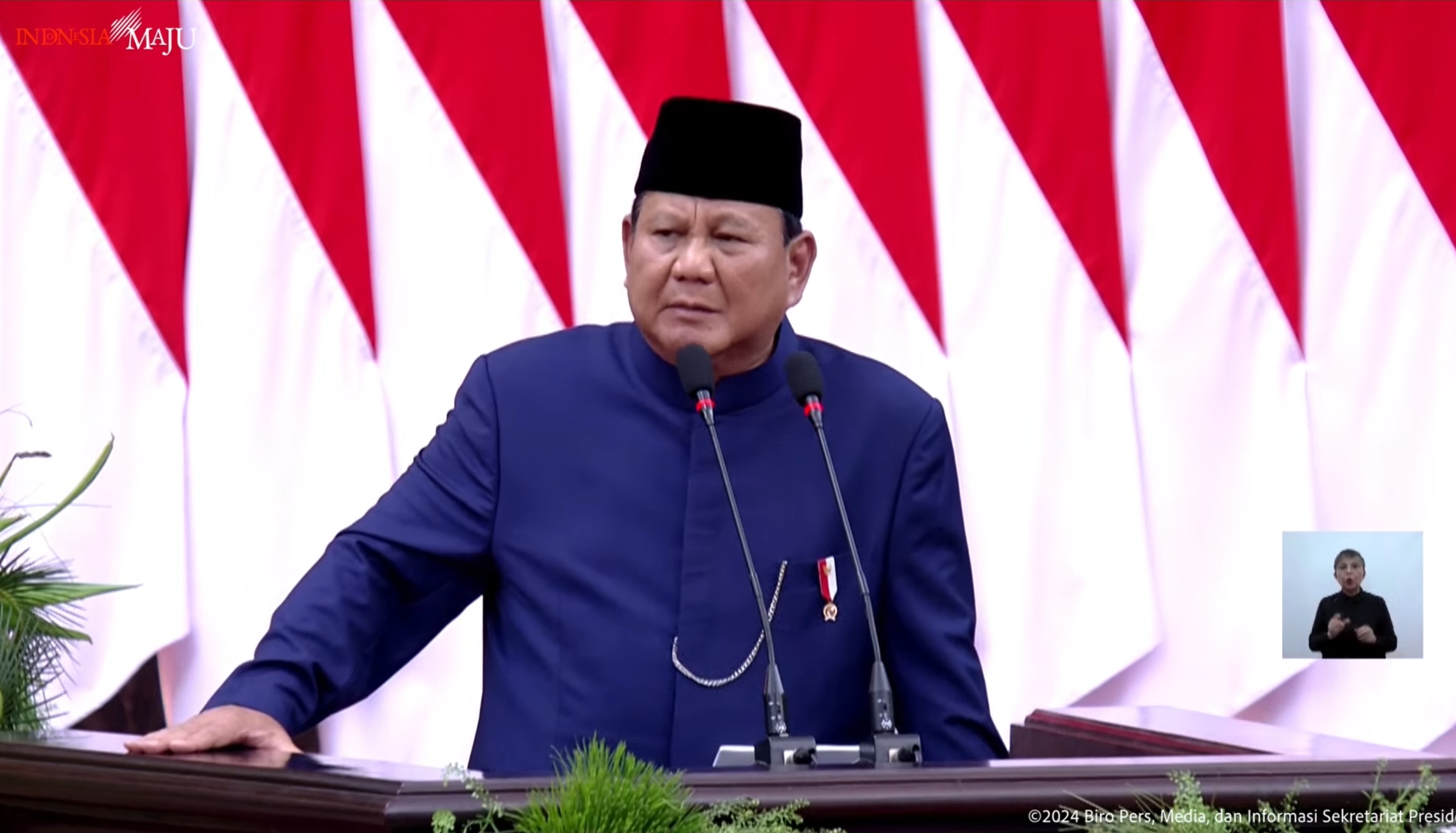 Pidato Pertama Prabowo Subianto, Kenang 2 Kali Kalah dari Jokowi: Berapa Kali Ya Saya Lupa