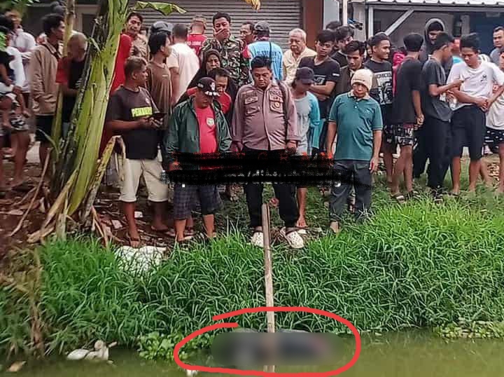 Mayat Pria Ditemukan Mengapung di Sungai Gempol, Warga Parean Girang Heboh