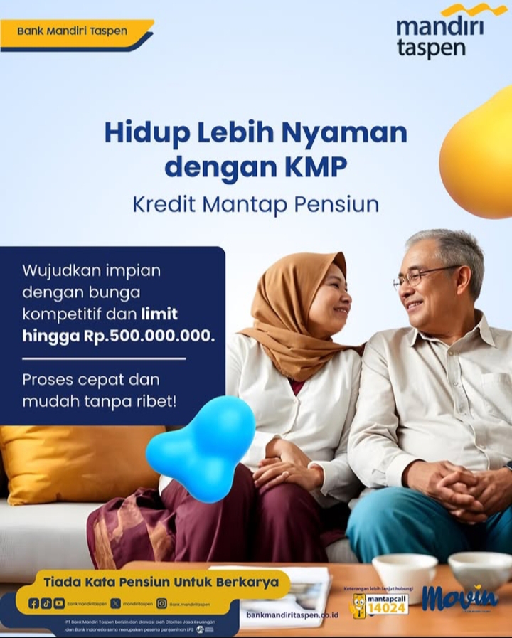 Mau Pensiun Tetap Produktif? Ini 3 Jenis Kredit Pensiun Mandiri Taspen yang Bisa Jadi Solusi Finansialmu!