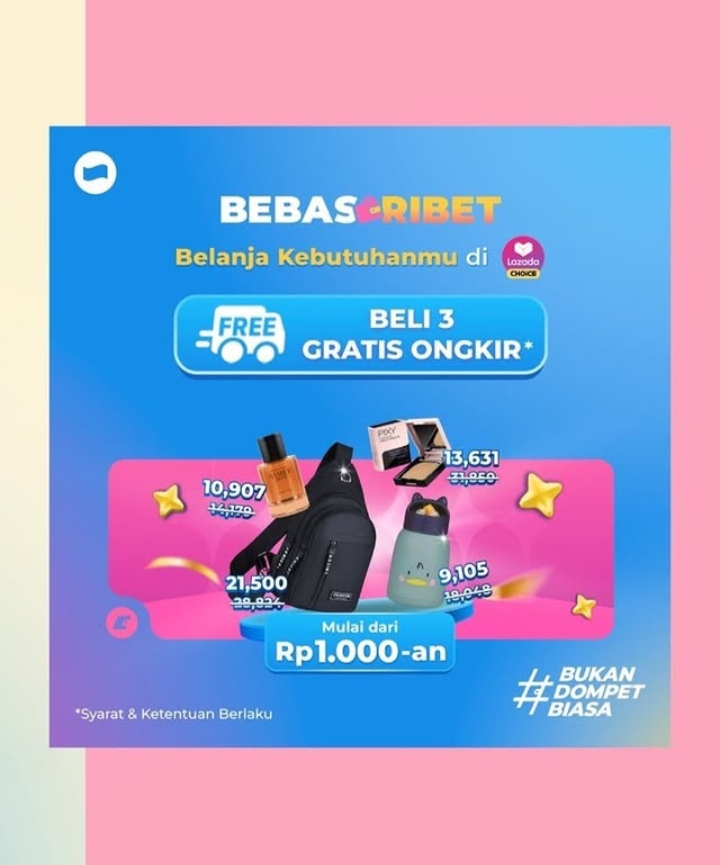 Belanja Hemat Banyak Promo! Pakai Lazada Choice di DANA Sekarang Juga! Cek Caranya Di Sini