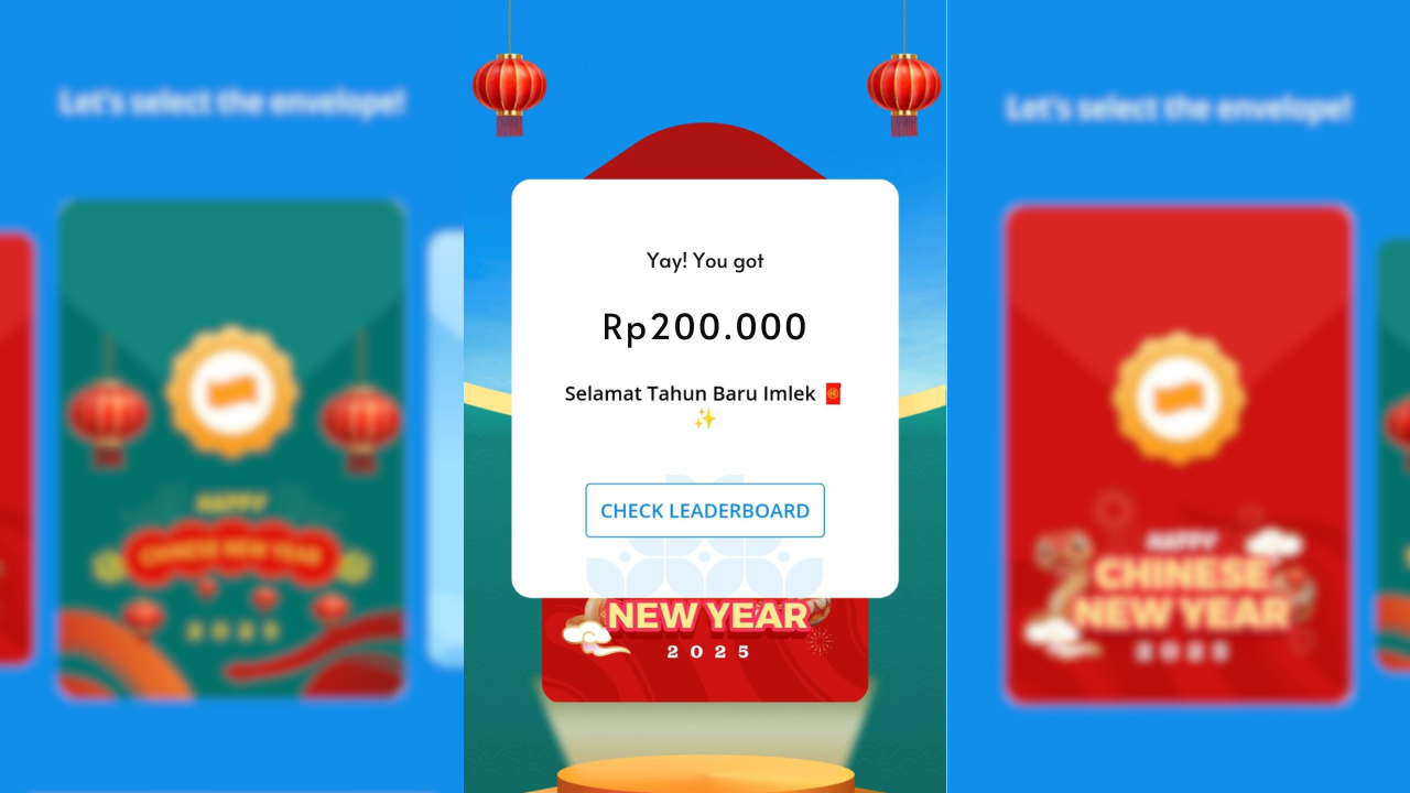 Jelang Tahun Baru Imlek, Yuk Ambil ANGPAU Kamu Disini untuk Mendapatkan Saldo DANA GRATIS Hingga Rp200.000!