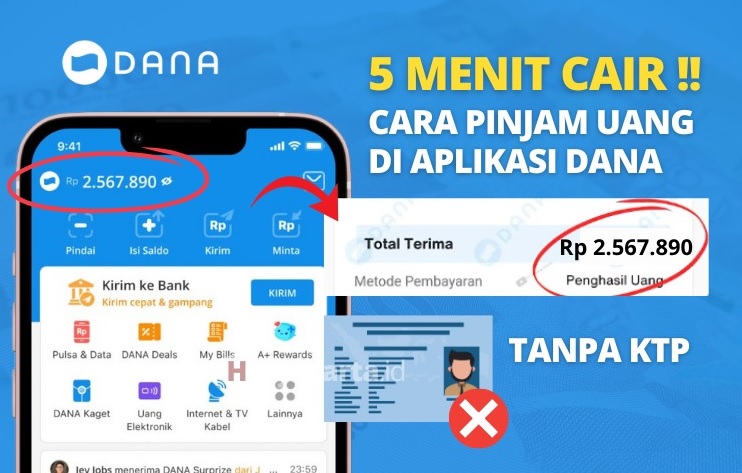 Pinjaman Uang Langsung Cair, Berikut Cara Ajukan Pinjaman Saldo Dana Langsung di Aplikasi Hingga 2 Juta